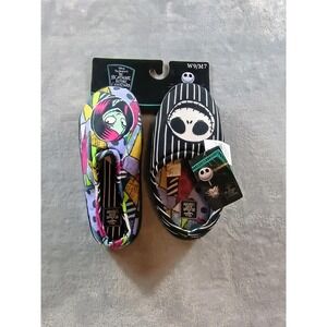 Disney Slippers Womens Size 9 Multicolor Jack Sally Nightmare Before Christmas